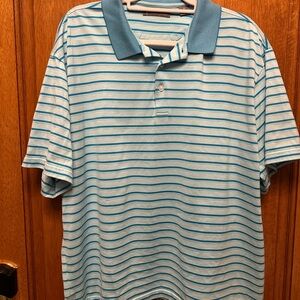 Daniel‎ Cremieux Blue Polo Shirt Classic Stripes